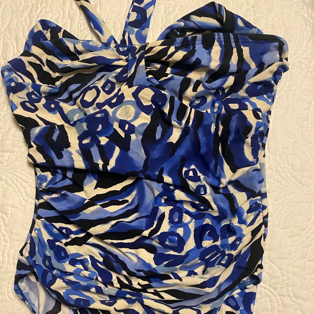 Magicsuit White and Blue Swimsuit